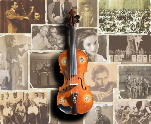 Violin used by 