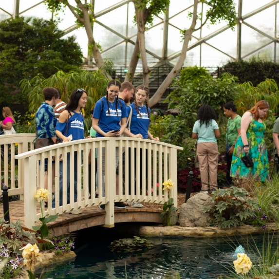 Group of Summer Intensive Students at Mitchell Park Domes