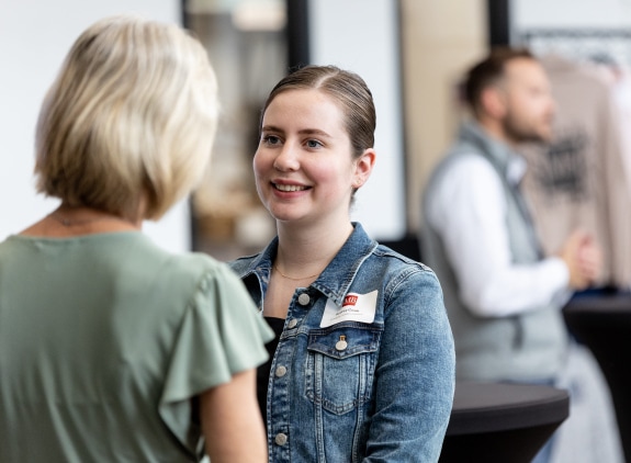 Volunteer in Jean Jacket